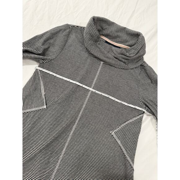 Maeve Tal Cowl Neck Striped Tunic Sweater Women’s Small Parisian Minimalist - Picture 14 of 16
